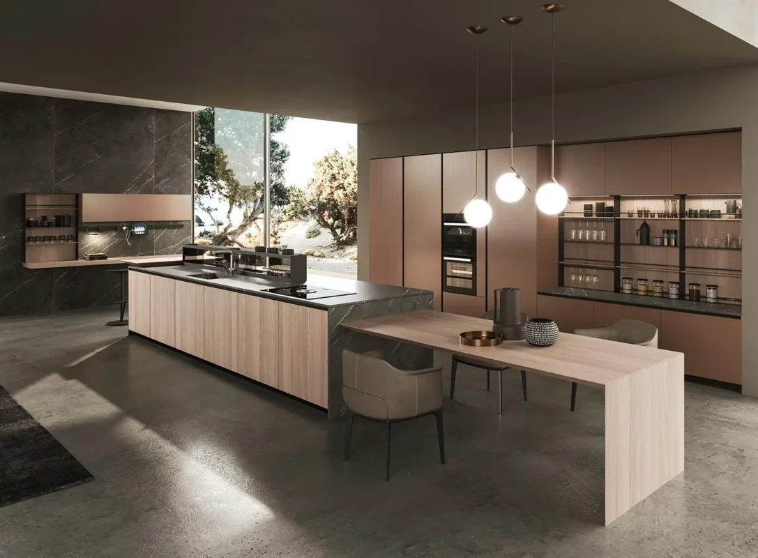 تصميم مطابخ الوميتال في الداخل